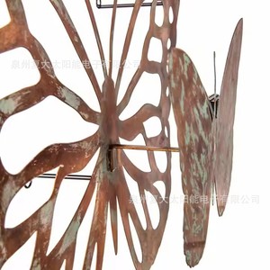 Iron Butterfly <b>Wall</b> Lamp Brown Led <b>Light</b> Source E26 <b>Wall</b> Mounted Indoor Decor For Home Living Room - Product Image 4