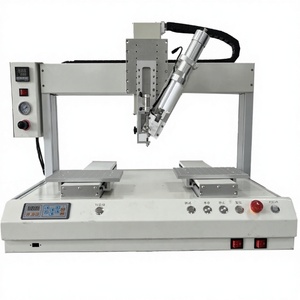 Machine automatique de coulée de colle à double liquide (résine AB/époxy) avec proportionnement, mélange, agitation et chauffage automatiques - Product Image 1
