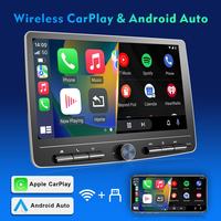 Autoradio universel Android 10.1 pouces à écran tactile DSP GPS avec processeur quadricœur, écran OLED, lecteur CD et amplificateur