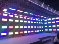 Projecteurs LED tout-en-un 350W à panneau souple - Blanc/Chaud/Blanc Naturel + CCT 2700K-10000K Contrôle DMX512 IP33 Haute IRC