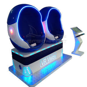 虚拟现实9D 360度运动椅飞行模拟器迷你过山车飞行模拟器VR电影院蛋椅待售 - Product Image 1
