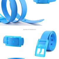 Ceinture unisexe de luxe décontractée en silicone et caoutchouc, couleur bonbon, écologique, réglable, avec boucle lisse pour jeans