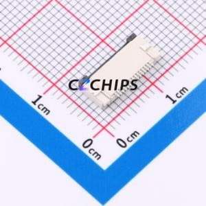 CAX-AFC01-15XCB-H2.0 FFC/FPC Connector SMD,P=0.5mm,Horizontal Mount Connector Flip Cover Type Bottom Contact 15P 0.5mm - Product Image 2