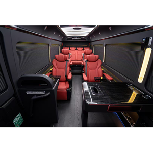 Toyota Coaster 12 Seater Exec Shuttle | Intérieur de luxe rouge <span class=keywords><strong>bordeaux</strong></span> | Corp Hospitality & Biz Solutions personnalisées - Product Image 6