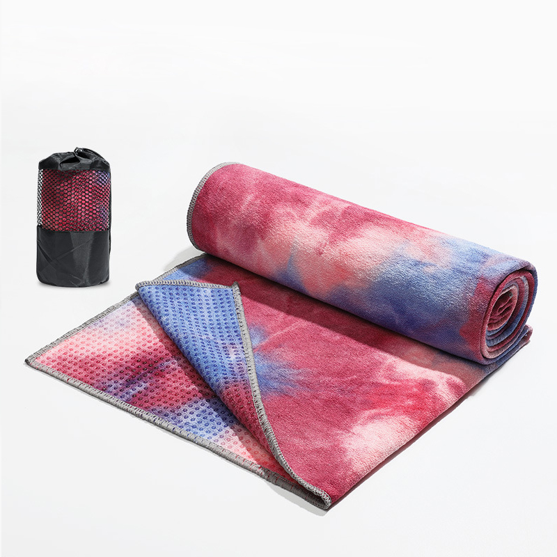 Высококачественное персонализированное полотенце для йоги, портативное домашнее дорожное нескользящее полотенце для йоги