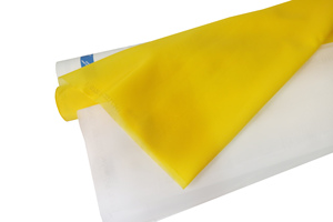 Nhà Sản Xuất Ban Đầu Chất Lượng Lớp Học Đầu Tiên 100% <span class=keywords><strong>Polyester</strong></span> Dây Cước Lụa Màn Hình In Ấn Lưới Vải Vải Cuộn - Product Image 6