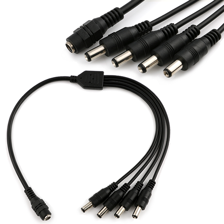 60W 5.5x2.1mm Photovoltaic Solar Cable Female To Male DC Power