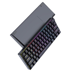 Nuevo <span class=keywords><strong>Teclado</strong></span> Mecánico con Cable de 61 <span class=keywords><strong>Teclas</strong></span>, Eje Rojo, USB-C, Retroiluminado, Resistente a Derrames, Accesorios <span class=keywords><strong>para</strong></span> Juegos de Escritorio - Product Image 5