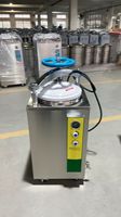 Autoclave vertical de laboratoire à vapeur pour la stérilisation des aliments en conserve en verre et des substrats de champignons, 35, 50, 75, 100 litres