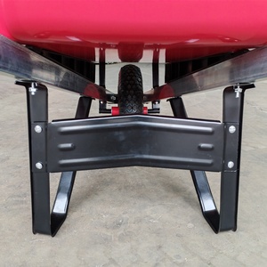 América 90L agua 6FT arena 200KG capacidad rueda neumática carretilla resistente carretilla para construcción - Product Image 4