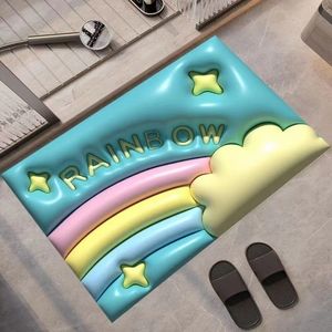 Alfombra antideslizante 3D de Navidad para baño, alfombrilla de suelo absorbente, de secado rápido, 3D - Product Image 5