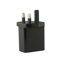 Adaptateur d'alimentation électrique de voyage multi-prises USB-A + Type-C + DC double port 20W PD 3.0 QC3.0 avec câble rétractable pliable OCP