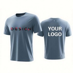 Custom Mens Tank <b>Tops</b> Undershirt Personalized T Shirts for Men with Logo Quick Dry <b>Tops</b> for Workout Gym Running - Product Image 1