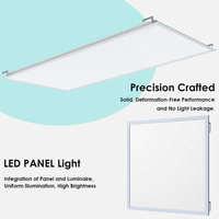 ETL DLC 5.1 Premium Cct Sélectionnable Silvair Sensor 60x60 Led Panneau Lumineux Pour Bureau Maison Supermarché