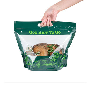 Bolsas <span class=keywords><strong>de</strong></span> Plástico para Alimentos con Ventana, <span class=keywords><strong>de</strong></span> Aluminio, <span class=keywords><strong>de</strong></span> Grado Alimenticio, para Empacar Pollo Asado y Frito, Diseño al por Mayor a Precios Económicos - Product Image 5