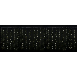 Cortina de Luces LED Blanco Cálido de 240 LED con Transformador 4x1m - Product Image 1