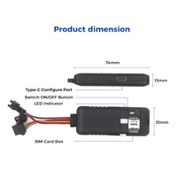 Cantrack Secumore C32 pas cher 2G Lock IP GPS Tracker Bike Gt06 Motorcycle Tracking Device Car Rastreador GPS