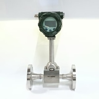 Débitmètre vortex Anjun DN15 0,378-3,78 m³/h PN1,6 MPa pour eau et liquides, HART, acier inoxydable, à bride