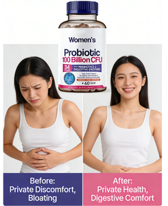 Probiotiques pour femmes 100 milliards d'UFC avec prébiotiques <span class=keywords><strong>et</strong></span> enzymes digestives - 60 capsules végétales - Product Image 2