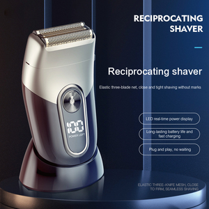 Afeitadora Eléctrica Alemana para Hombre en Oferta, Recortadora de Barba de Triple Cuchilla Recíproca, Máquina de Afeitar con Pantalla Digital para Cuerpo y Rostro - Product Image 5
