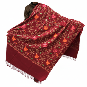 Chales de Pashmina para mujer de alta calidad 2025, chal con estampado elegante bordado, chal islámico musulmán, chales de Cachemira para mujer - Product Image 1