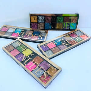 Srta. Wendy 12 brillo de color paleta sombra de ojos maquillaje barato sombra de ojos paleta de colores venta al por mayor - Product Image 3