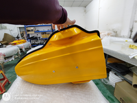 Coque de bateau d'hydrographie OEM personnalisée en PRV (Plastique Renforcé de Fibres) légère, haute résistance, résistante à la corrosion et à faible entretien
