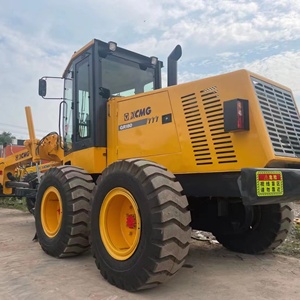 ใช้สำหรับรถเกรดเดอร์ GR180 รุ่นปี 2020 อุปกรณ์ก่อสร้างงานหนัก 140k 15000 กก. สีเหลือง ยางขนาดใหญ่ - Product Image 3