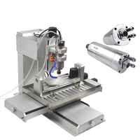 Routeur CNC miniature 5 axes JX AUTO pour aluminium, machine de fraisage CNC de bureau pour acier et bois
