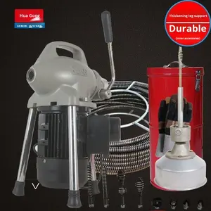 전문 Huagong K75 전기 하수도 준설기 220V 새로운 청소 기계 국가 표준 모터 파이프 막힘 준설 도구 - Product Image 4