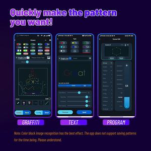 Proyector de Animación 3D con Control por Aplicación, Luz Láser para DJ, Emisión Azul/Roja, IP65, <span class=keywords><strong>Dibujos</strong></span> Personalizados, Reproducción de Texto para Fiestas, Escenarios y Discotecas - Product Image 3