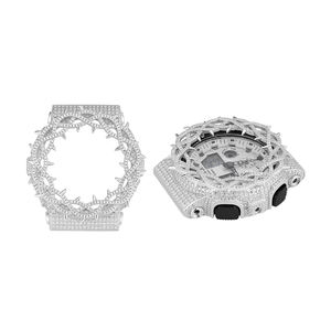 ขอบนาฬิกาโมอิสซาไนต์แบบสปายกี้ธอร์น ดีไซน์ <span class=keywords><strong>GA</strong></span>-<span class=keywords><strong>100</strong></span>  แบบฝังเพชร  สำหรับนาฬิกา <span class=keywords><strong>g</strong></span>-<span class=keywords><strong>shock</strong></span>  สำหรับผู้ชาย - Product Image 6