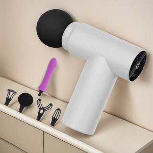 Pistolet de massage de haute qualité, moderne, couleur personnalisée, double usage, confortable, petit, contrôle de la durée, exercice physique, relaxation - Product Image 5