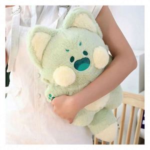 Custom High Quality Kawaii Cat Plush <b>Toy</b> Pillow <b>Soft</b> Cute Long Black Cat <b>Stuffed</b> Animal Creative Designs Holiday Gift for Kids - Product Image 1