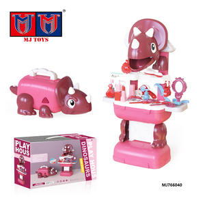 Mesa de almacenamiento de dinosaurios de comida rápida, hamburguesa, cohete, juegos de casa de juegos, simulación preescolar, <span class=keywords><strong>juguete</strong></span> educativo para el hogar, juguetes de comida de cocina - Product Image 5