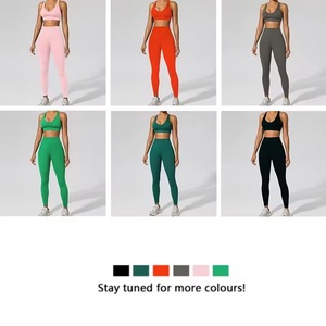 Leggings <span class=keywords><strong>de</strong></span> sport taille haute pour <span class=keywords><strong>femmes</strong></span>, pour fitness, gym et yoga, effet push-up, ultra doux, vente en gros - Product Image 5