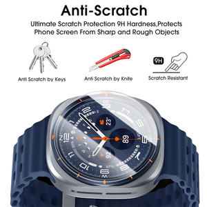 Aibangjia Film de <span class=keywords><strong>protection</strong></span> d'écran en verre trempé pour <span class=keywords><strong>Samsung</strong></span> <span class=keywords><strong>Galaxy</strong></span> <span class=keywords><strong>Watch</strong></span> Ultra 8 7 6 <span class=keywords><strong>5</strong></span> 4 <span class=keywords><strong>Protection</strong></span> sans bulles - Product Image 5