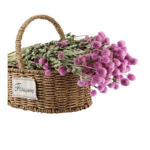 Fiori Secchi all'Ingrosso, Fiori di Amaranto Globo, Gomphrena Globosa Naturale Essiccata per Decorazioni Domestiche e Oggetti di Scena Fotografici - Product Image 3