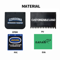 Garde-boue en PVC robuste de haute qualité pour système de carrosserie de remorque et camion, pare-boue en caoutchouc