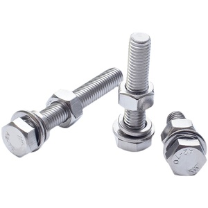 Tuerca Hexagonal y Perno Hexagonal de Acero Inoxidable 304 DIN 933 931, Acero al Carbono ISO CK45 - Product Image 3