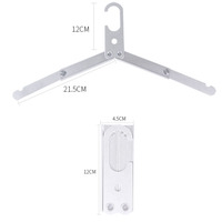 Cintres de voyage pliables pour l'extérieur, cintre pliable durable en alliage d'aluminium léger et portable pour le camping