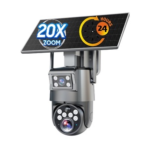 6MP năng lượng mặt trời PTZ camera 20x Zoom quang UBOX ứng dụng tầm nhìn ban đêm CMOS cảm biến 4G Wifi hai chiều âm thanh đám mây thẻ nhớ IP67 không thấm nước - Product Image 2