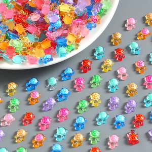 Mini figurines lumineuses en résine KI Chuangshem pour nail art, tortues empilables, accessoires de bricolage amusants, jolies <span class=keywords><strong>petites</strong></span> figurines jouets - Product Image 1