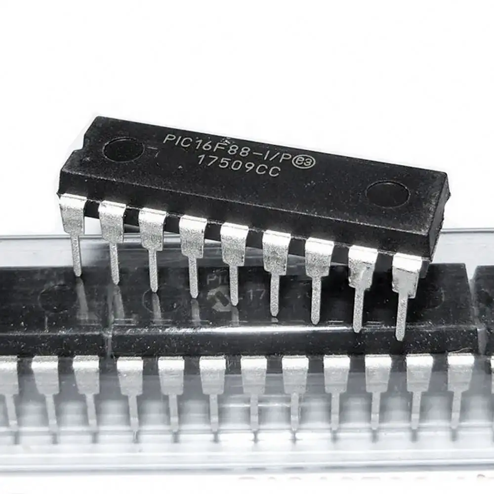 Microcontrôleurs 8 bits MCU DIP IC Puces 16F88 PIC16F88 PIC16F88-I/P