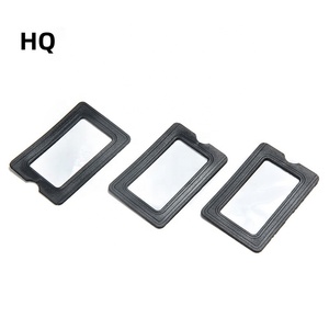 Bestom Leather <strong>Badge</strong> Holders Business <strong>Wallet</strong> Card Holder Clear Vinyl with Metal Fashion Waterproof Id Card Holder - Product Image 4