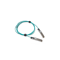 Kabel Optik Aktif Qsfp28 200gb/s Kompatibel Mellanox Baru Mfs1s50-h050v 50m Lszh Poe Fiber Network