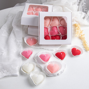 Velas aromáticas hechas a mano en forma de corazón, accesorios para fotos DIY, decoraciones creativas, regalos de cumpleaños, artículos aromáticos hechos a mano - Product Image 2