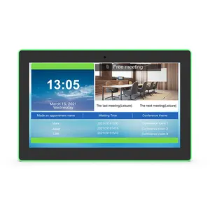 ELC beyaz renk 10.1 / 13.3 / 15.6 inç Android 10.0 sürüm 2 + 16 GB toplantı odası Tablet pc ile RJ45 / Wifi POE