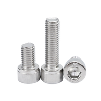 TOBO Boulon à six pans creux 304 Jeu de vis à métaux en acier inoxydable à tête hexagonale