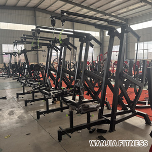Macchina per esercizi di forza con carico a piastre per pressa spalle e schiena, e Lat Pulldown, per palestra, del produttore di attrezzature fitness - Product Image 5